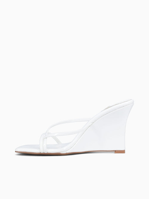 Biscotti White Patent White / 5 / M