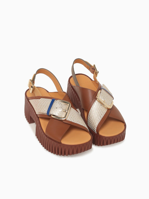 Plia Juno Sienna Cow Leather Multi / 36 / M