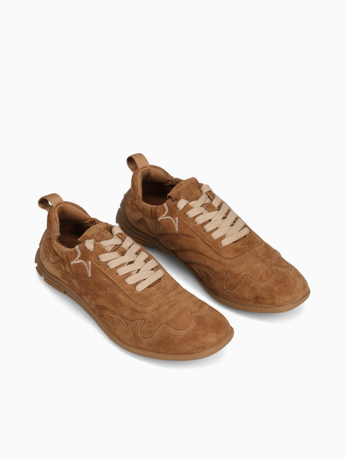 Miura Saddle Suede Tan / 36 / M