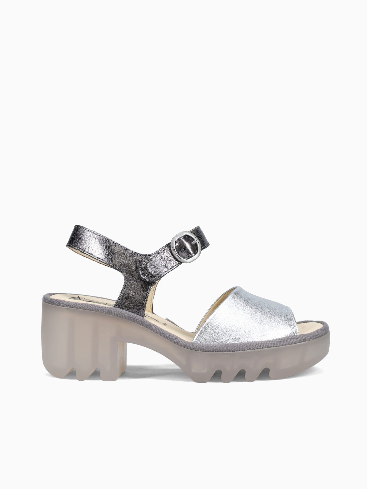 Tull503fly Silver Graphite leather Silver / 36 / M