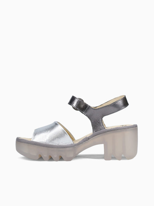 Tull503fly Silver Graphite leather Silver / 36 / M