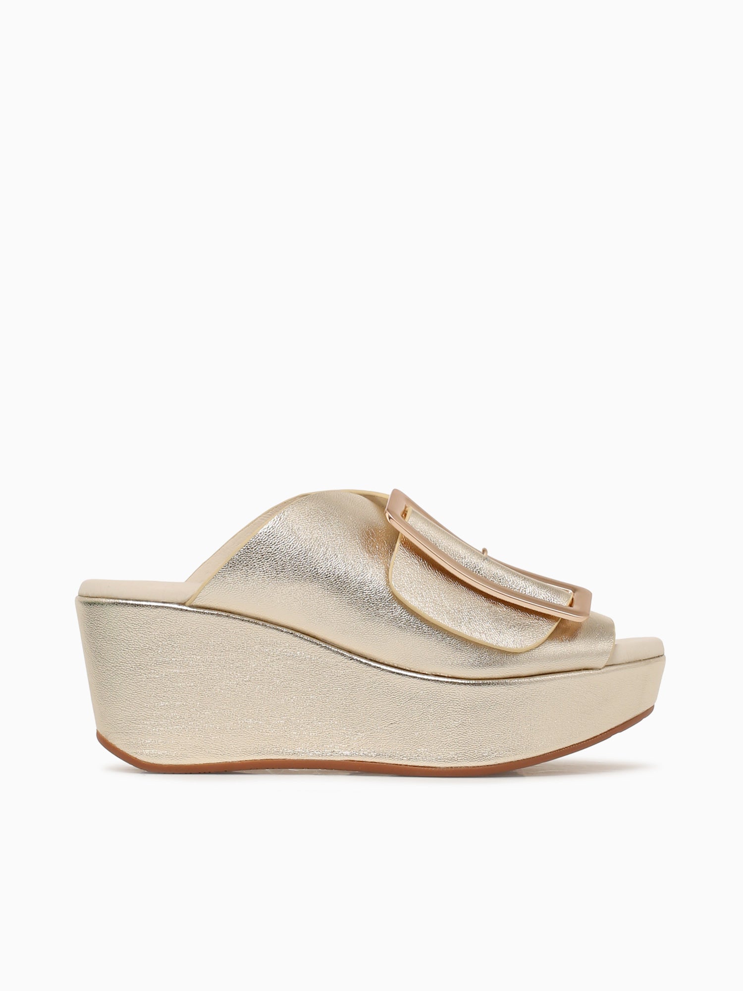 Yasha Gold Leather Gold / 6 / M