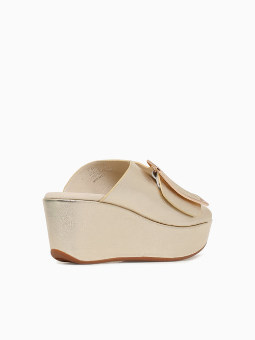 Yasha Gold Leather Gold / 6 / M