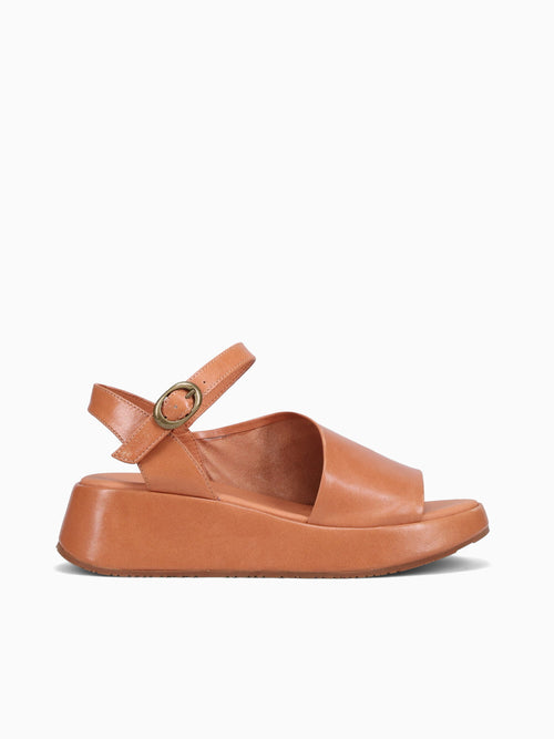 Etta Camel Leather Tan / 6 / M