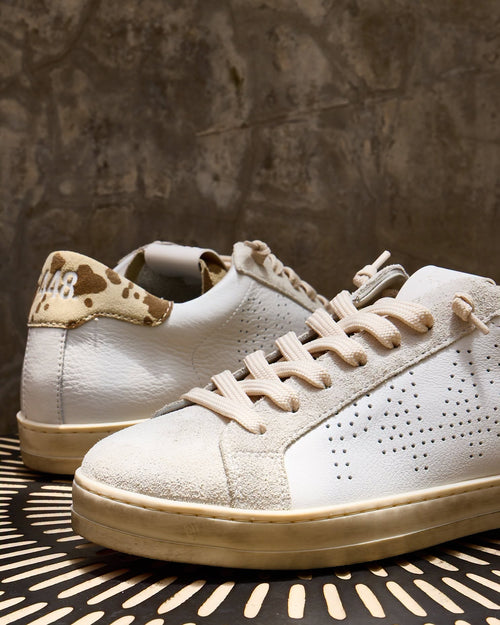 John White Cow leather