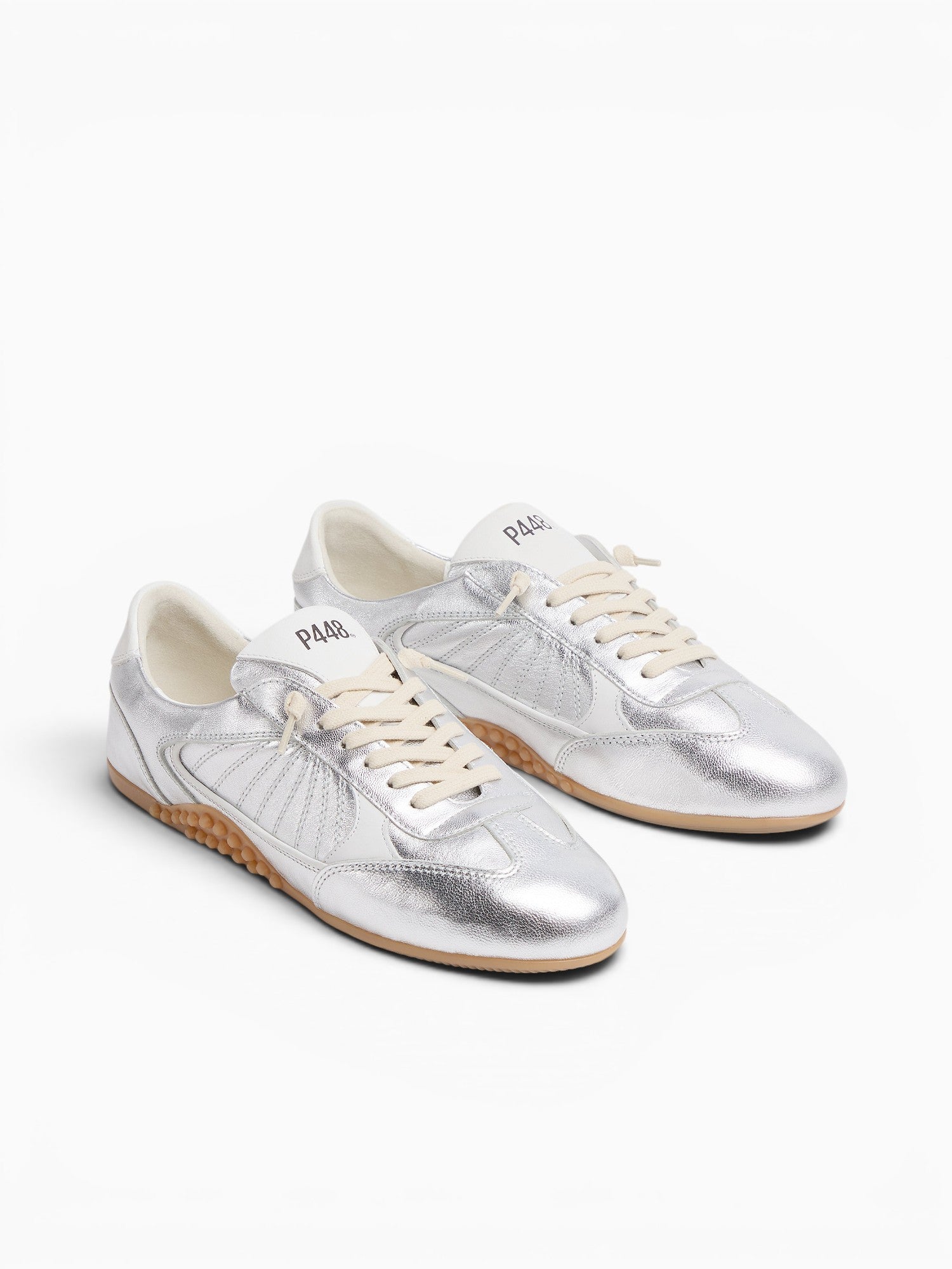 Lisbon Silver White leather Silver / 36 / M