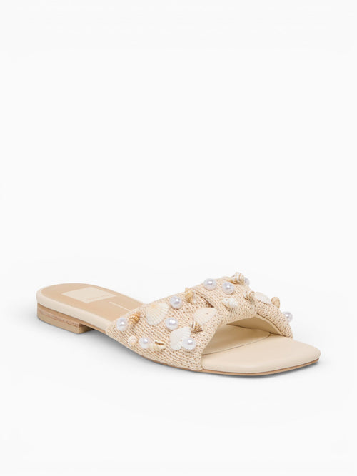 Lizza Oatmeal Raffia Off White / 6 / M
