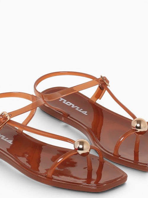 Maia Lt Tan Gold Metallic Grey / 5 / M