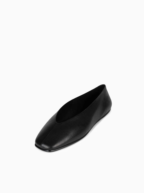 Fathom New Black Kid Leather Black / 5 / M