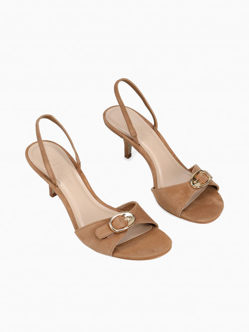 Henrietta Cognac Suede Cognac / 5 / M