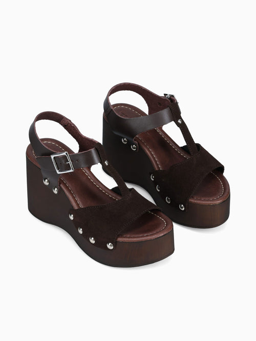 6197 Testa Di Moro Suede Leather Tan / 36 / M