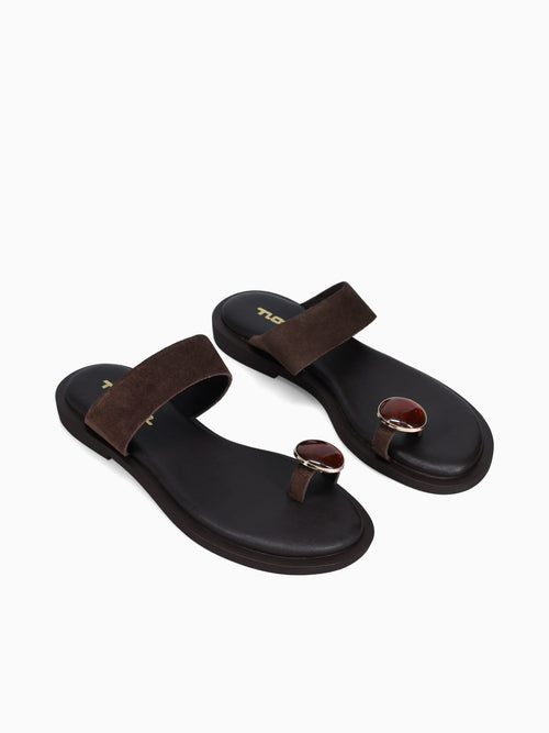 Juliettee Bitter Suede Brown / 5 / M