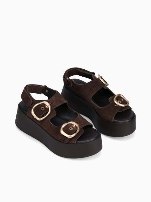 Ariana Bitter Suede Brown / 5 / M