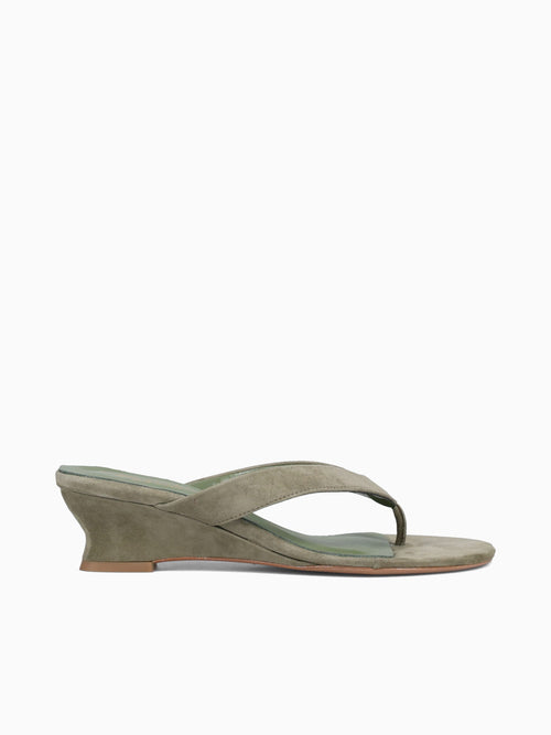 2890 Kaki Suede Dark Green / 36 / M