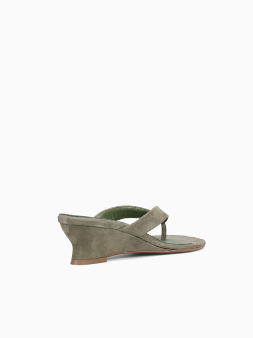 2890 Kaki Suede Dark Green / 36 / M