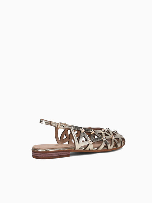 Asli Gold Leather Gold / 36 / M