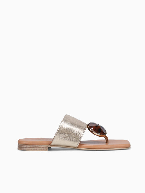 Dilara Gold Leather Gold / 36 / M