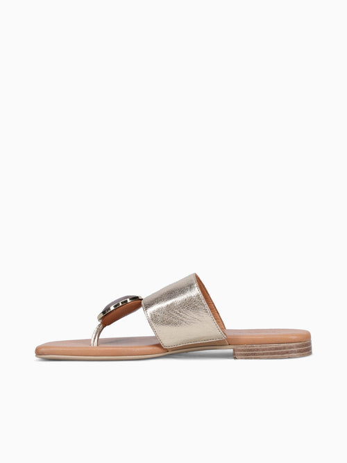 Dilara Gold Leather Gold / 36 / M