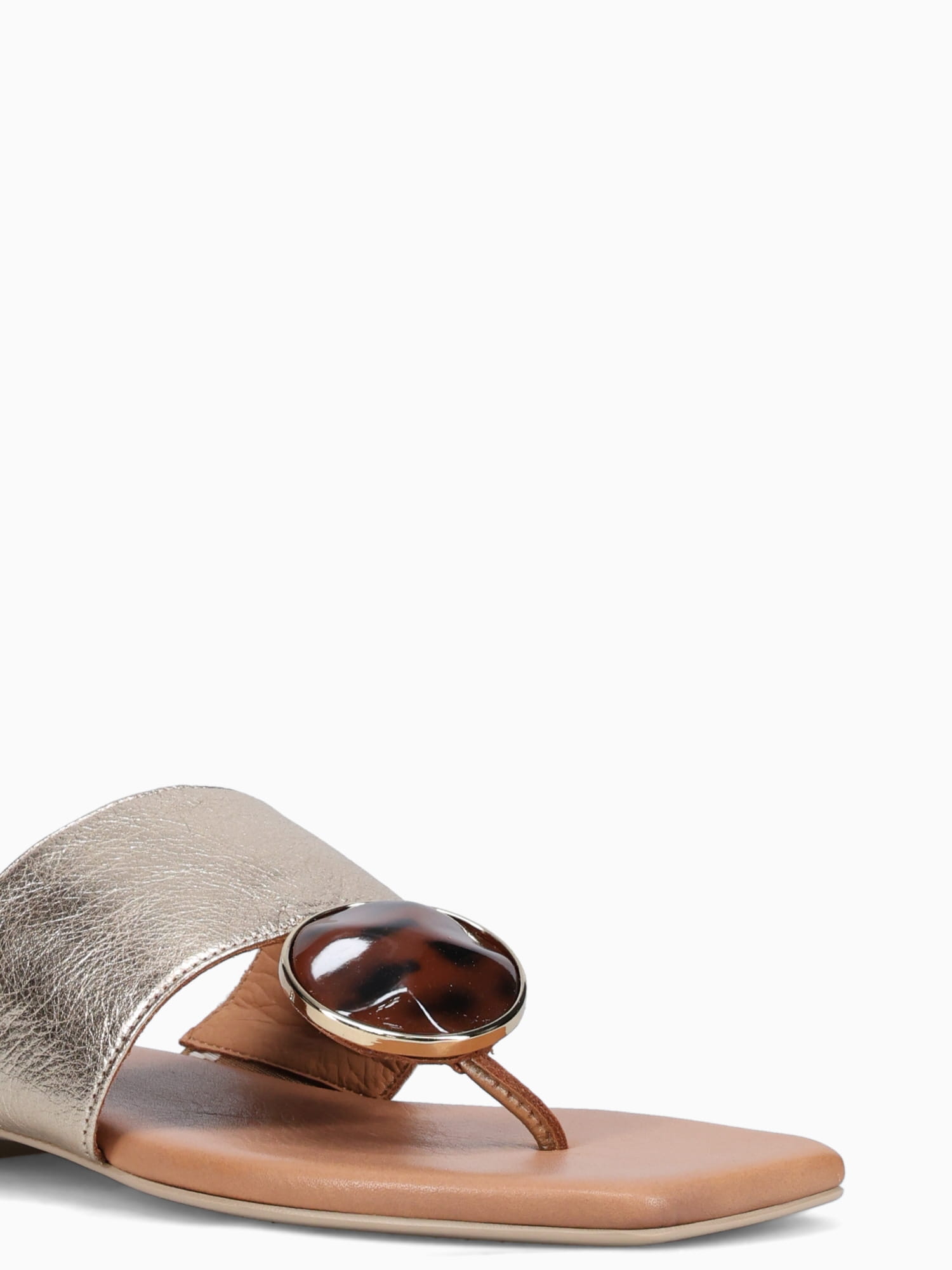 Dilara Gold Leather Gold / 36 / M