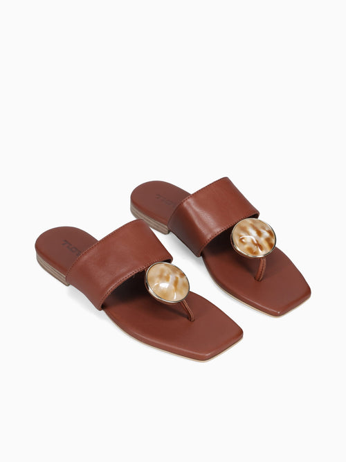 Dilara Tan Leather Tan / 36 / M