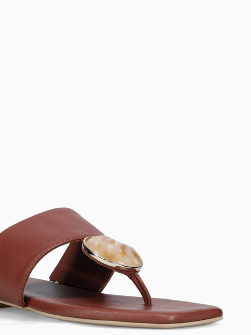 Dilara Tan Leather Tan / 36 / M