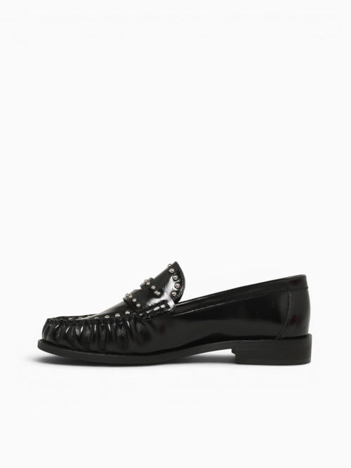 Miray Oily Black Leather Black / 36 / M