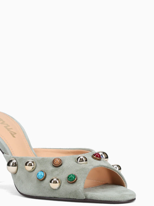 Yesim Sage Suede Green / 36 / M
