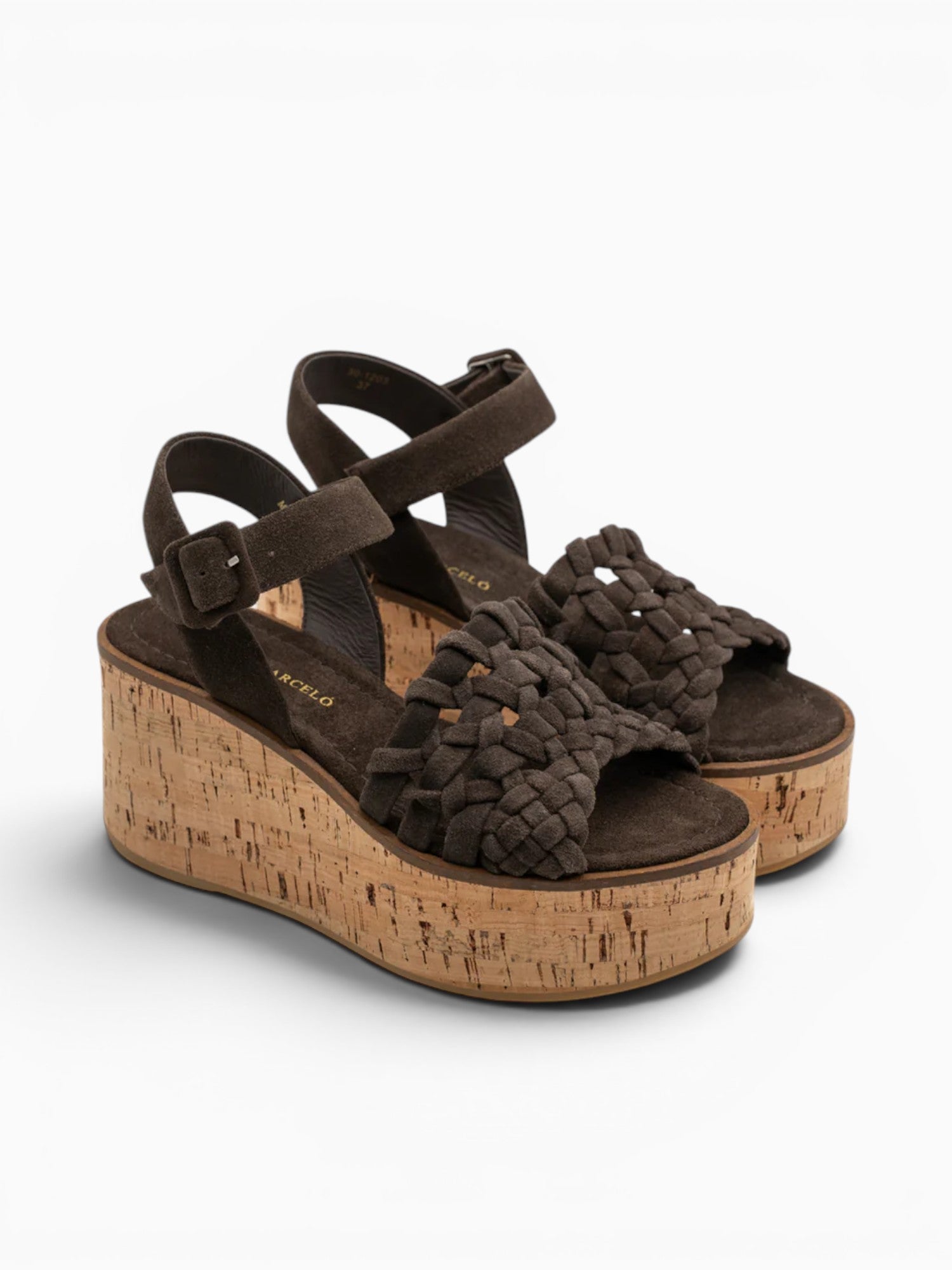 Ressy Chocolate Suede Dark Brown / 36 / M
