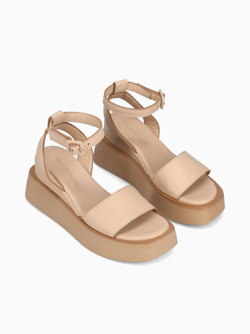 Deniz Beige Leather Beige / 36 / M