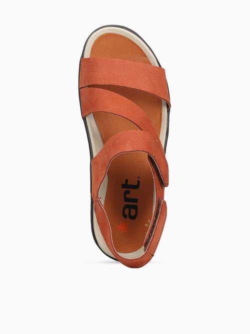 1573 Dark Orange Brown Lea Orange / 36 / M
