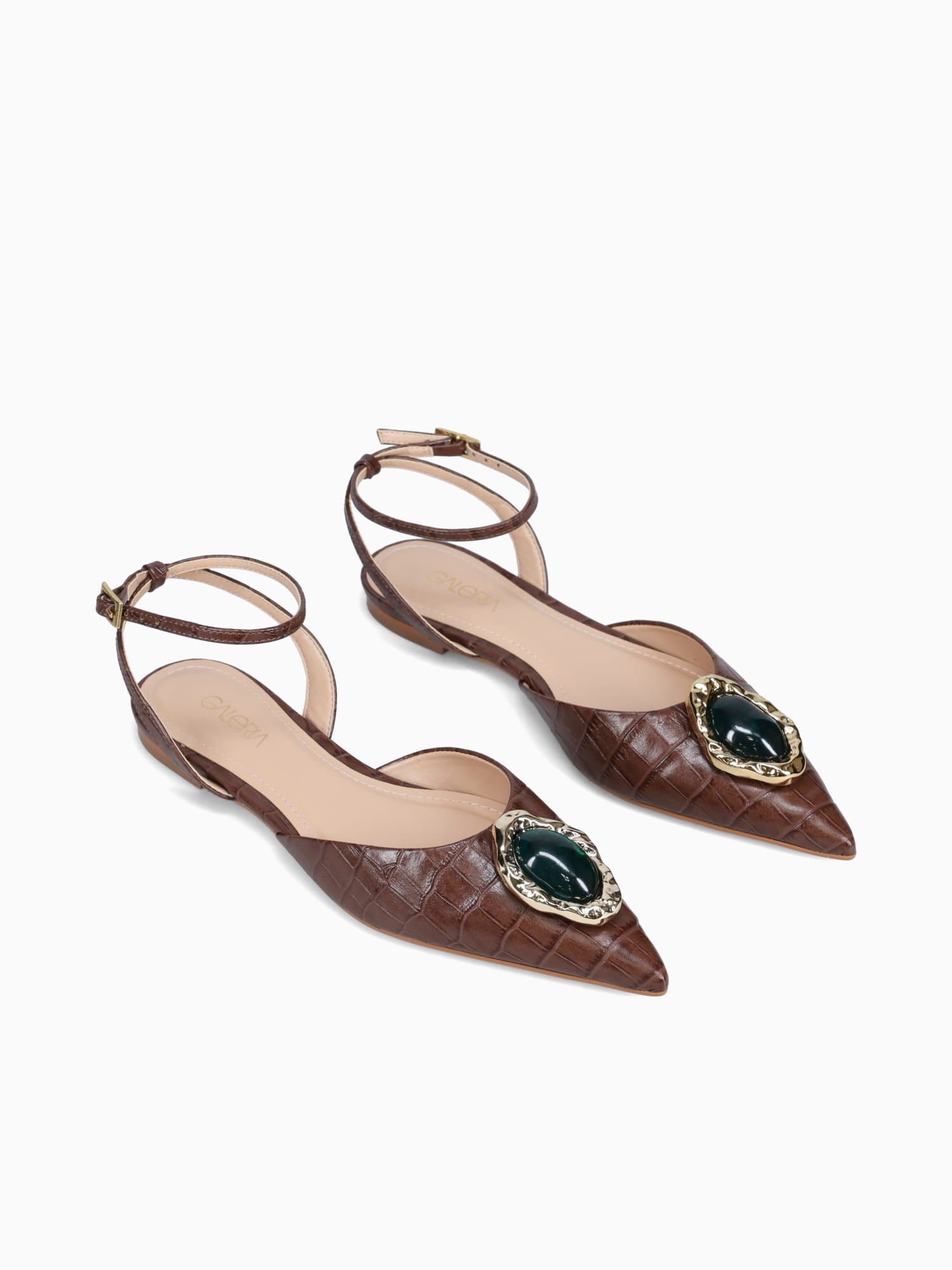 7110051 Cafe Croco Brown / 5 / M