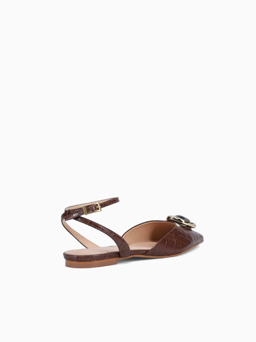 7110051 Cafe Croco Brown / 5 / M