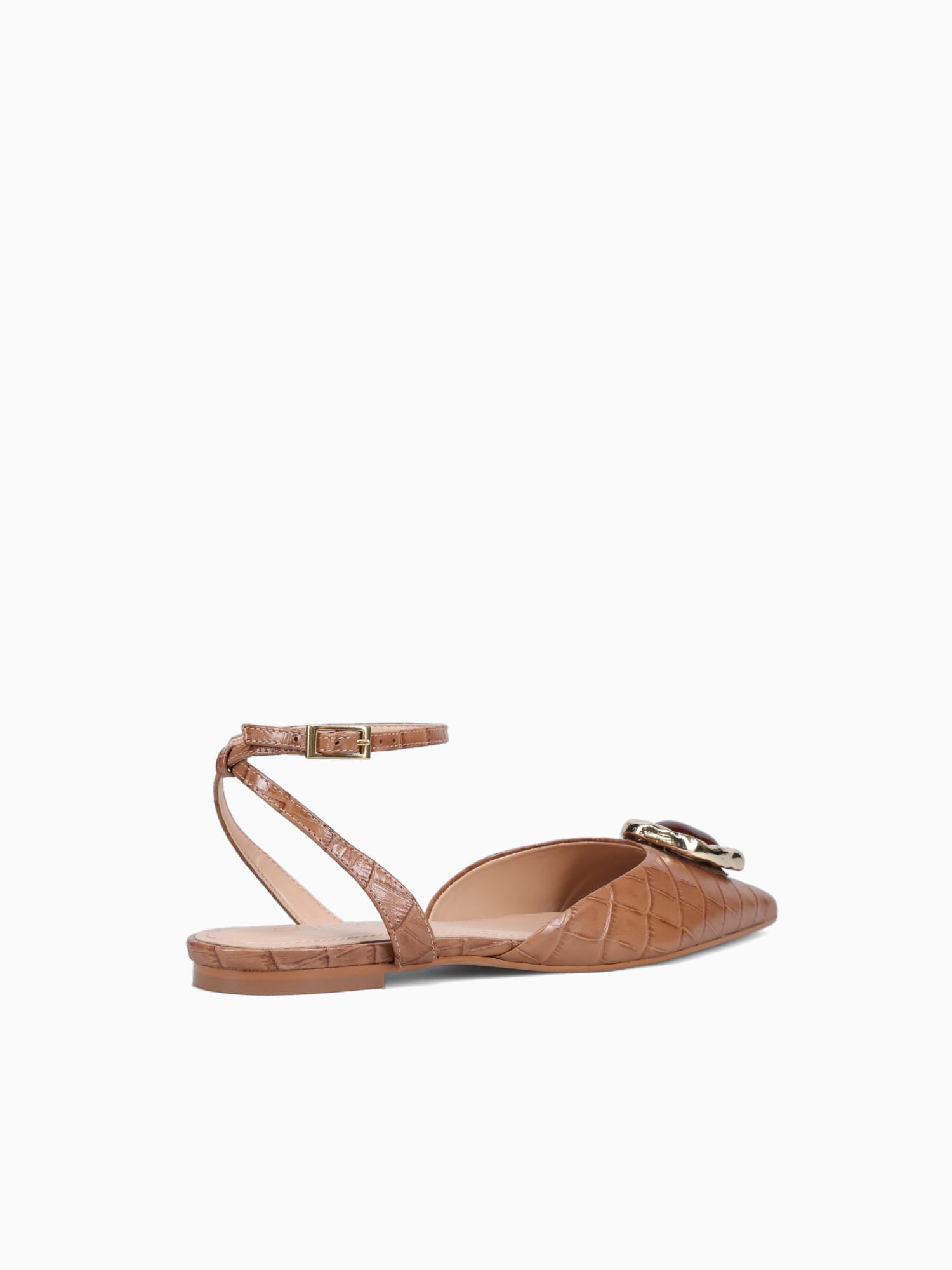 7110051 Camel Croco Tan / 5 / M