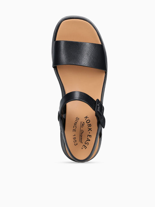 Hallie Black Leather Black / 6 / M