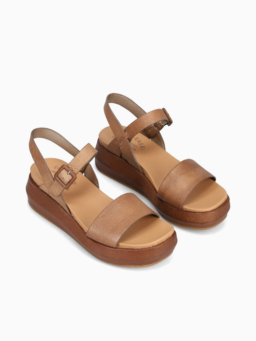 Hallie Tan Leather Tan / 5 / M