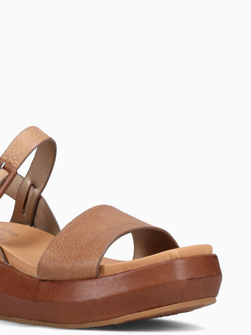 Hallie Tan Leather Tan / 5 / M