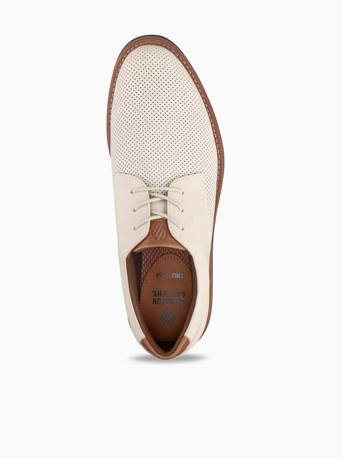 Tyson Plain Toe Ivory Nobuck Off White / 8 / M