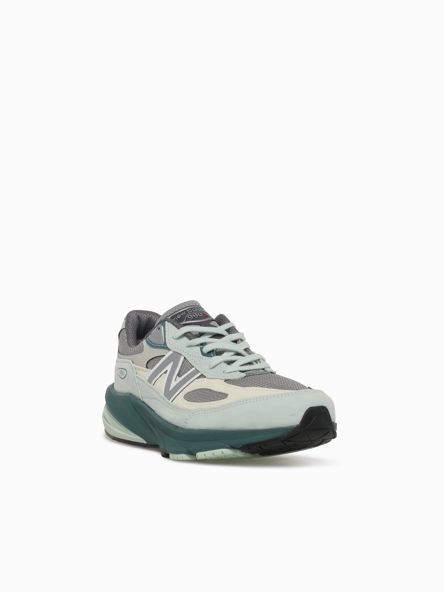 990v6 Mint Leather Light Blue / 8 / M
