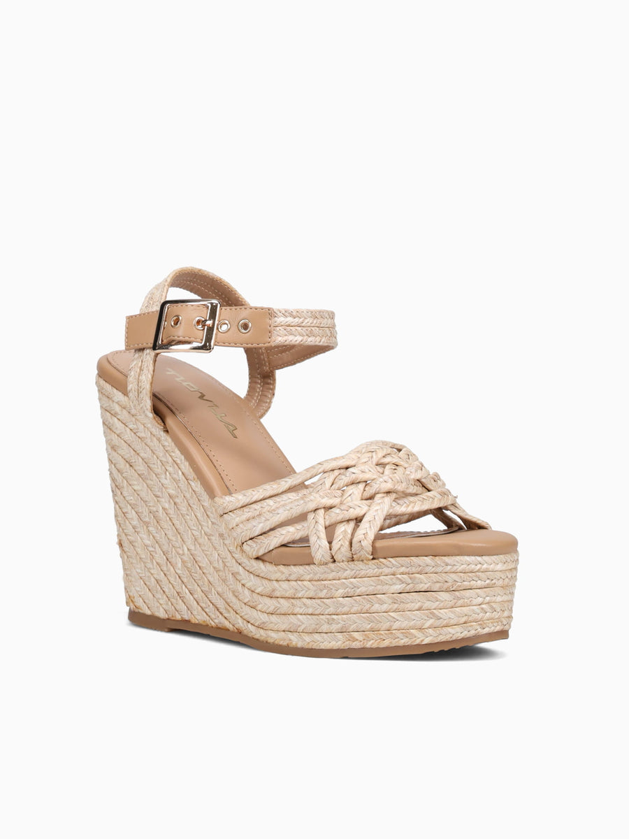 Nubia Camel Raffia Brown / 5 / M