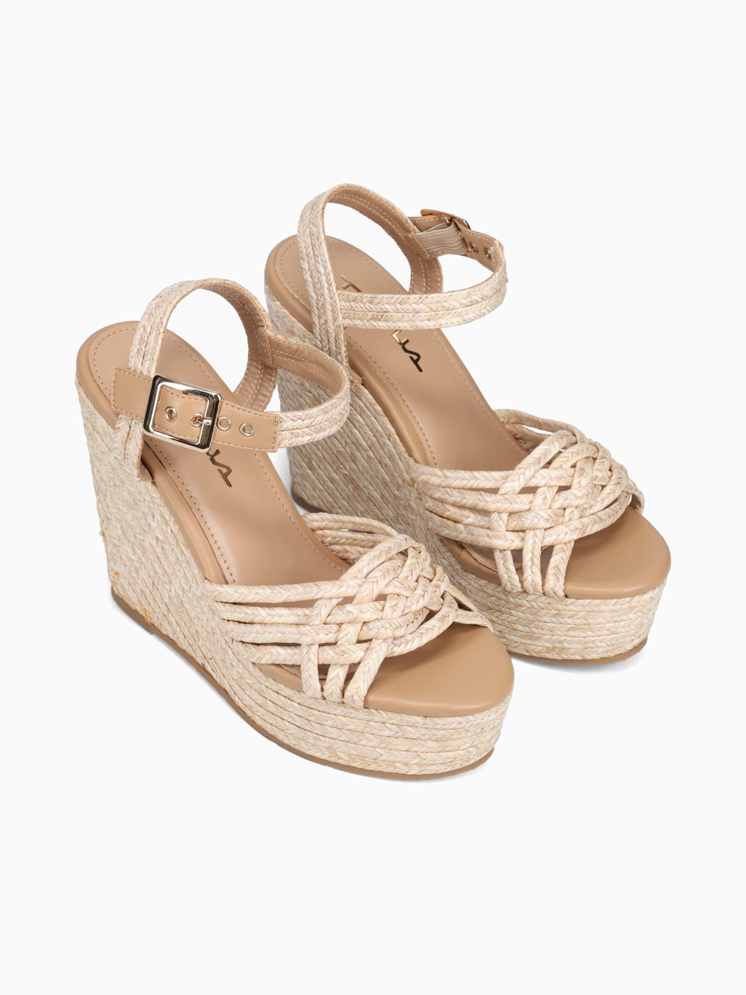 Nubia Camel Raffia Brown / 5 / M