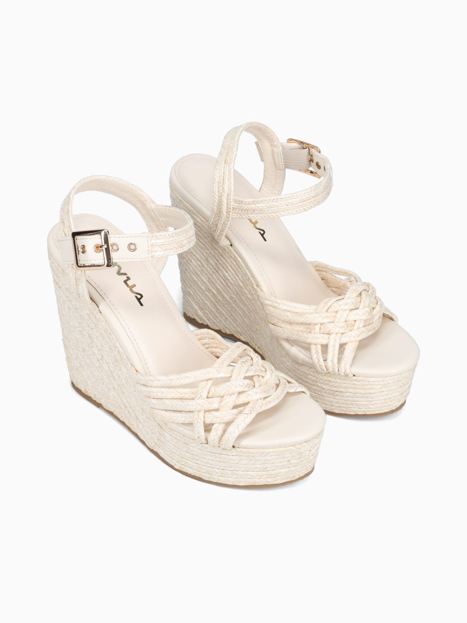 Nubia Off White Raffia Off White / 5 / M