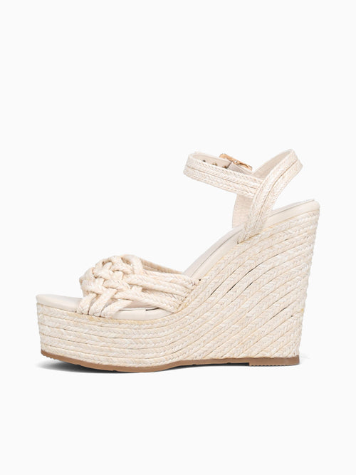 Nubia Off White Raffia Off White / 5 / M