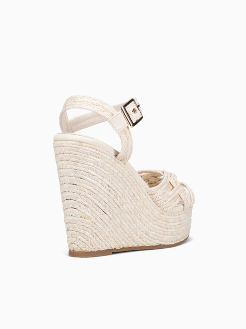 Nubia Off White Raffia Off White / 5 / M