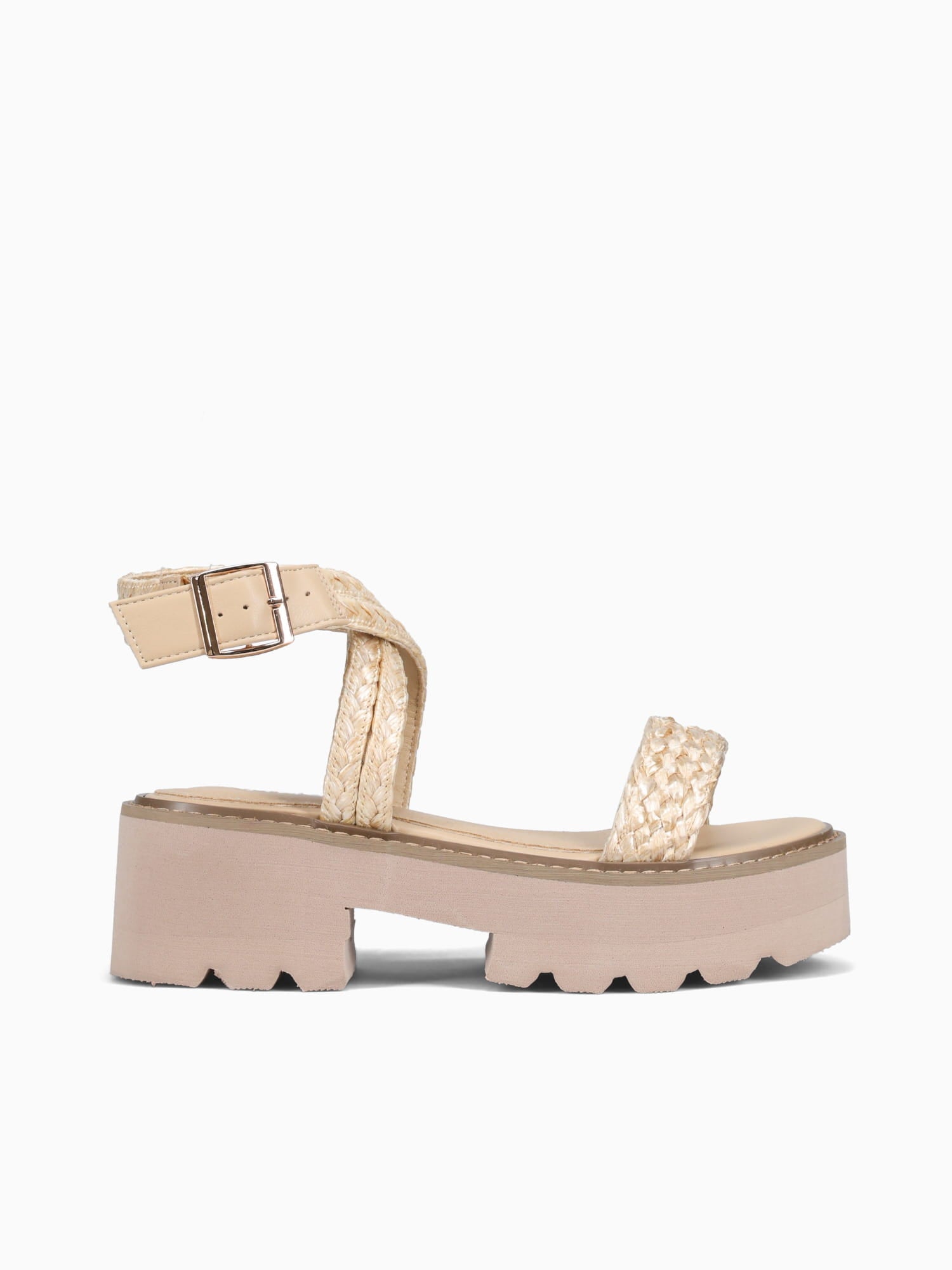 Shani Beige Raffia Beige / 5 / M