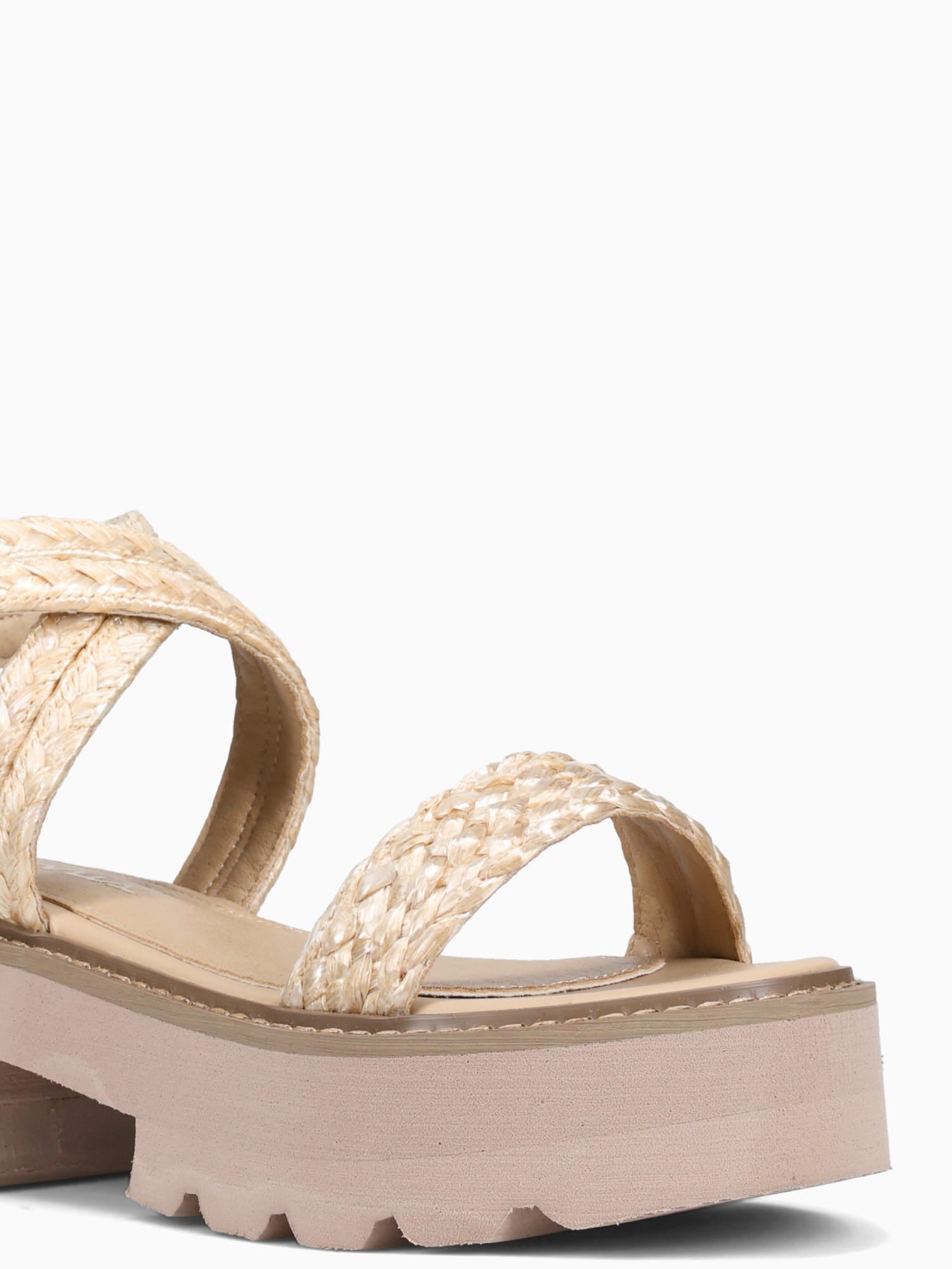 Shani Beige Raffia Beige / 5 / M