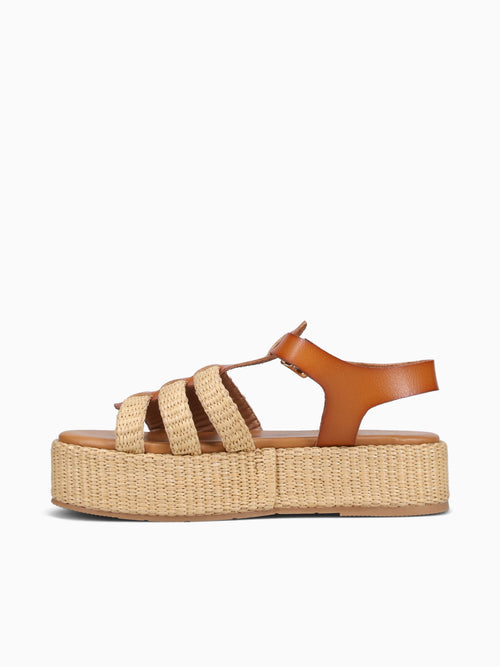 Yotei Camel Raffia Tan / 5 / M
