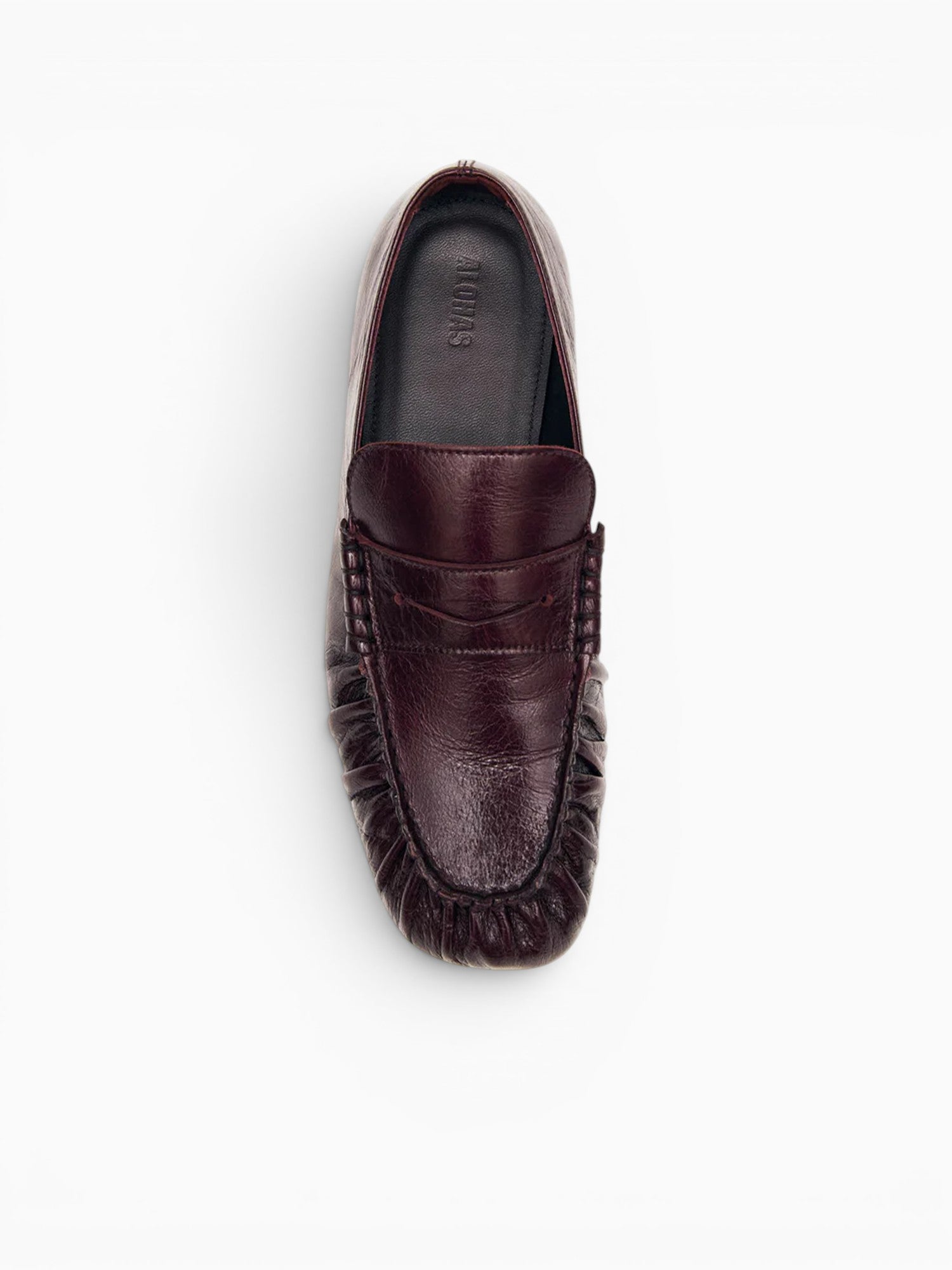 Aven Burgundy Leather Wine / 36 / M