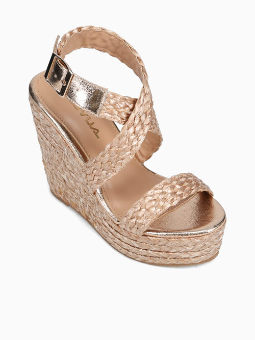 Isis Camel Raffia Tan / 5 / M