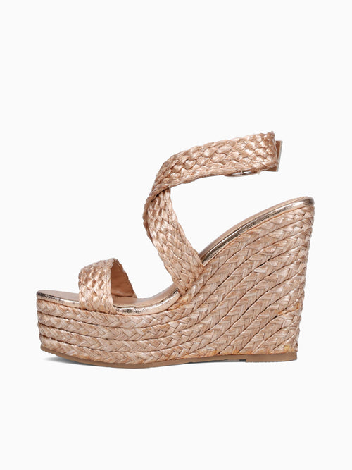 Isis Camel Raffia Tan / 5 / M