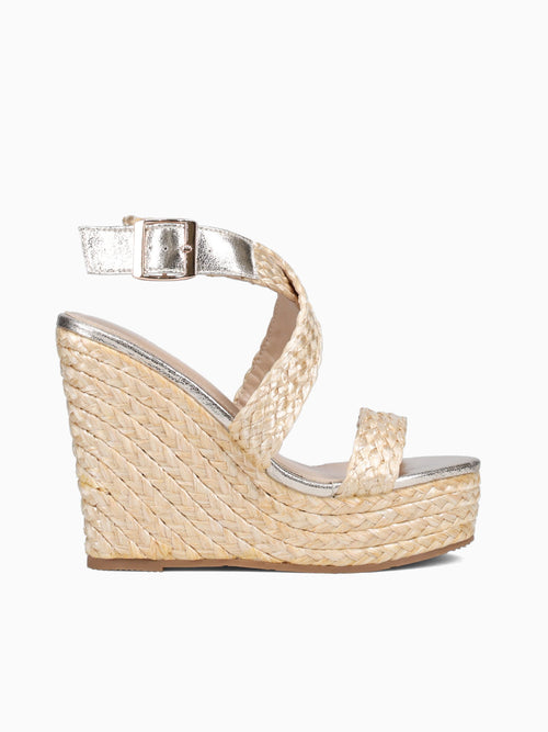 Isis Beige Raffia Beige / 5 / M